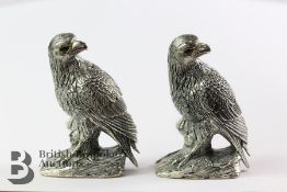 Pair of Condiments of Golden Eagles