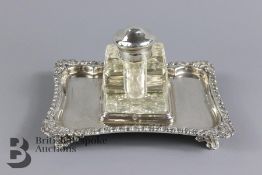 Edward VII Silver Ink Stand