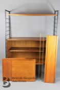 Vintage Staples Ladderax Teak Display Cabinet