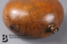 Corsican Souvenir Gourd Flask