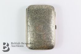 Victory Silver Cigar Case