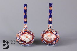 Pair of Japanese Imari Vases