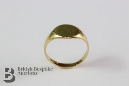 Gentleman's 18ct Gold Signet Ring