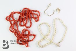 9ct Yellow Gold and Pearl Bracelet