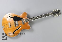 Vintage Left Handed Acoustic Electric Guitar
