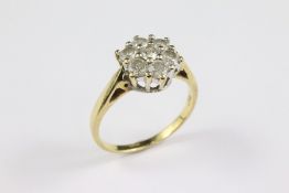 18k Yellow Gold Diamond Ring
