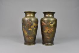 Pair Japanese Meiji Period Vases