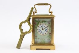 Brass Cased Miniature Carriage Clock