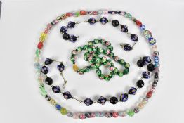 Murano Glass Bead Neckaces