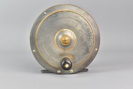 Vintage Steel and Brass Salmon Reel