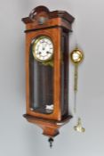 Early 20th Century Rosewood Vienna Wall Clock