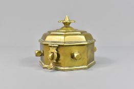 19th Century Persian Brass Travelling Calligraphy Set