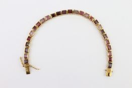 22ct Multi-Gem Bracelet