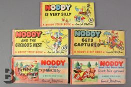 Five Mid-20th Century Noddy Strip Books