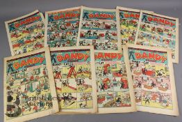 Nine Dandy Comics 1946-47