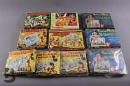 Ten Vintage Disneyland Jigsaw Puzzles