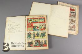 Two Bound Volumes of Adventure Comic 1947 and 1949