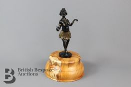 Rare Art Deco 'Le Venus Noire 'Josephine Baker' Mascot - A. Renevey