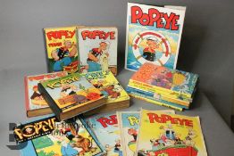 Vintage Popeye Annuals plus 10 Others 1935 Onwards