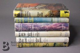 Six Captain W Johns 1st Edition Books with Dust Jackets