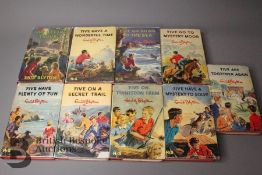 Nine Enid Blyton Famous Five 1st Editions