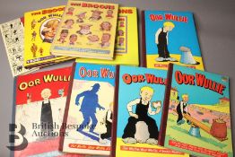 Fourteen Broons and Oor Wullie Annuals
