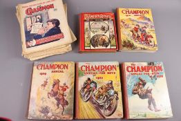21 Champion Annuals and 57 Champion Comics 1925 - 1968