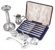 A small selection of 20th century silver