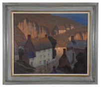 Philip Needell (Brit. 1886-1974) 'Cadgwith, Cornwall' oil on canvas, signed lower left