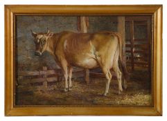 Fortunino Matania RI (1881-1963) Italian 'Portrait of Blossom' oil on board, signed