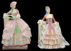 Two pre-war Royal Doulton porcelain figures