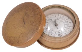 An early 19th century pocket compass