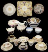 A collection of mostly early 19th century ceramics
