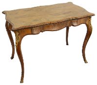 A 19th century Louis XVI style rosewood and ormolu mounted card table