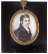 An early 19th century portrait miniature, English school