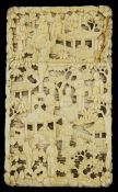 A 19th century Cantonese ivory card case
