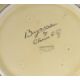 A Clarice Cliff Scarlet Flower biscuit barrel and salad bowl - Image 2 of 3