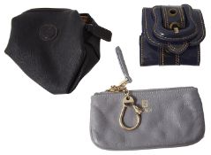 Three designer wallets