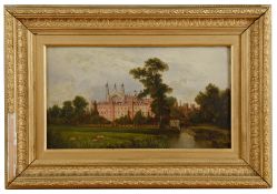 English school 'View of Eton College' 19th century, oil on board