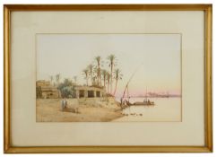 Spyridon Scarvelli (Greek, 1862-1944) 'Cairo' watercolour