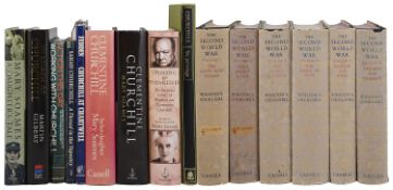 A collection of mostly first edition biographies and other books relating to the Churchill family