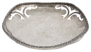 A George V silver dish