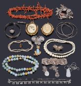 A collection of costume jewellery