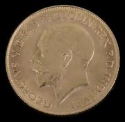 A George V half Sovereign dated 1915