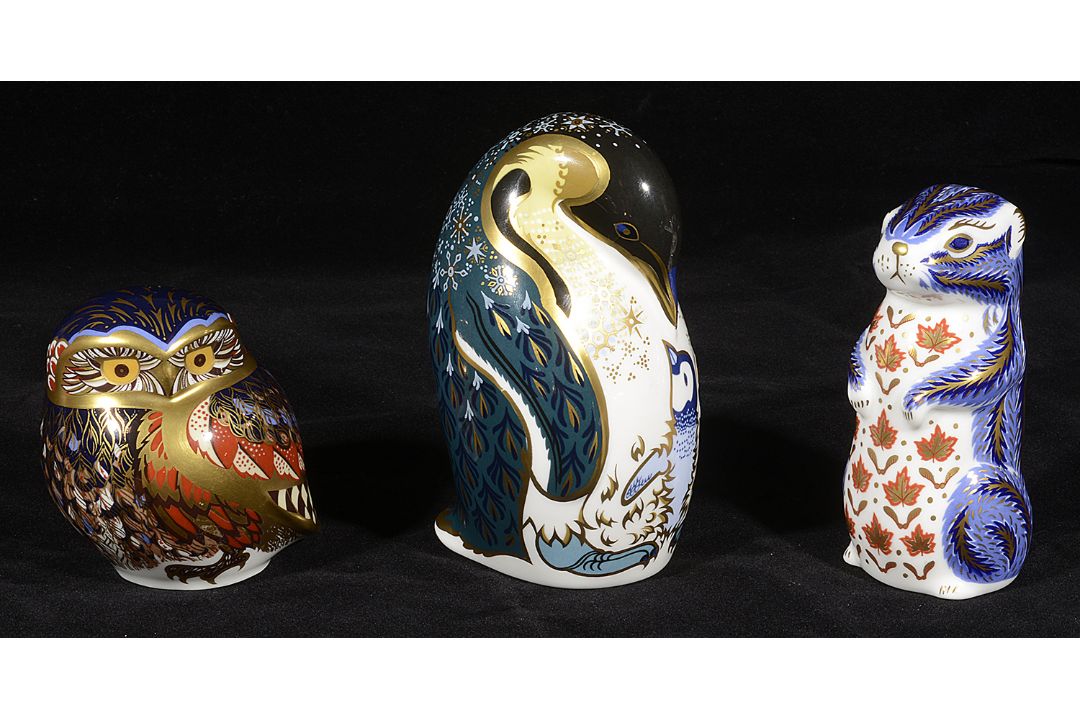 A collection of Royal and Crown Derby animal paperweights - Image 2 of 4