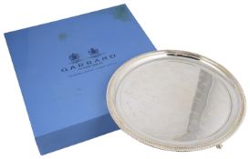 A contemporary silver presentation salver