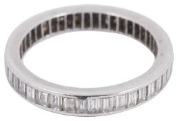 A diamond full eternity ring