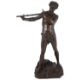 Felix Maurice Charpentier (Fr. 1858-1924) a late 19th c bronze model of Pan entitled 'Improvisateur' - Image 1 of 2