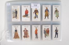 A full set of Carreras Black Cat cigarette cards ' Types of London ', includes 80 cards in plastic