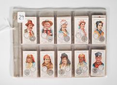 A full set of Fry's Pure cocoa Confectionery / Sweet trade cards. Time & Money In Different